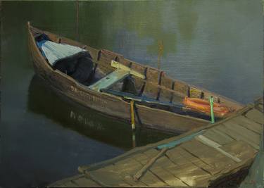 Print of Boat Paintings by Sergey Kostov