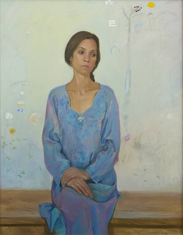Original Fine Art Portrait Painting by Sergey Kostov