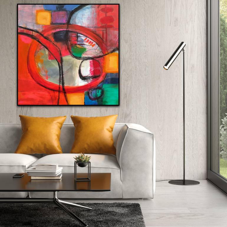 Original Expressionism Abstract Painting by Thia Path