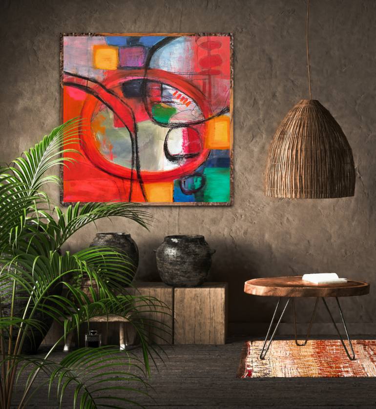 Original Expressionism Abstract Painting by Thia Path