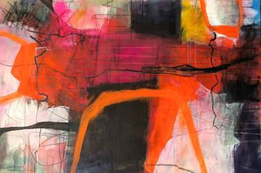 Original Abstract Expressionism Abstract Paintings by Thia Path