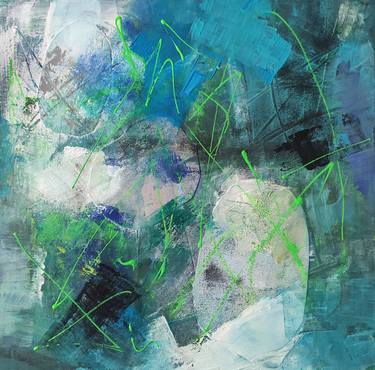 Print of Abstract Expressionism Abstract Collage by Thia Path