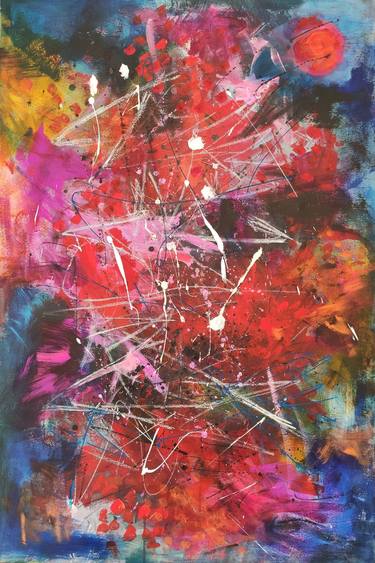 Print of Abstract Expressionism Abstract Paintings by Thia Path