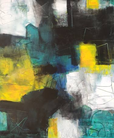 Original Abstract Expressionism Abstract Paintings by Thia Path