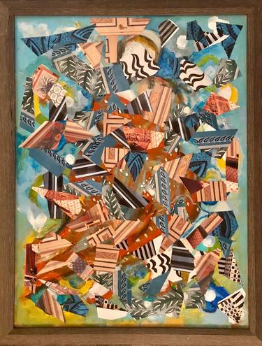 Print of Abstract Expressionism Abstract Collage by Tara Hunt