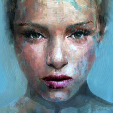 Original Conceptual Portrait Paintings by Jake Merin