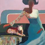 Calico Cat#1 - Making Room by Julie Cross