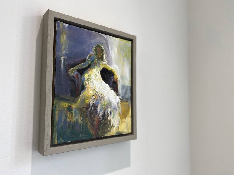 Original Expressionism People Painting by Julie Cross