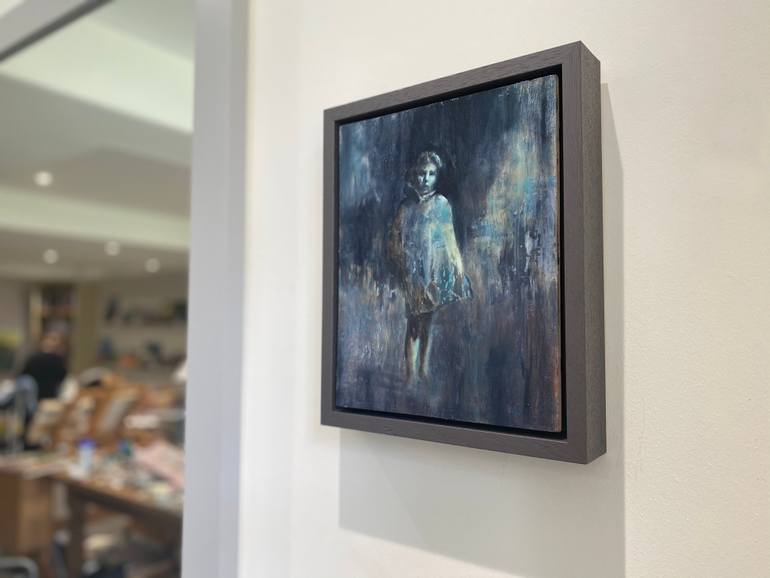 Original Expressionism People Painting by Julie Cross