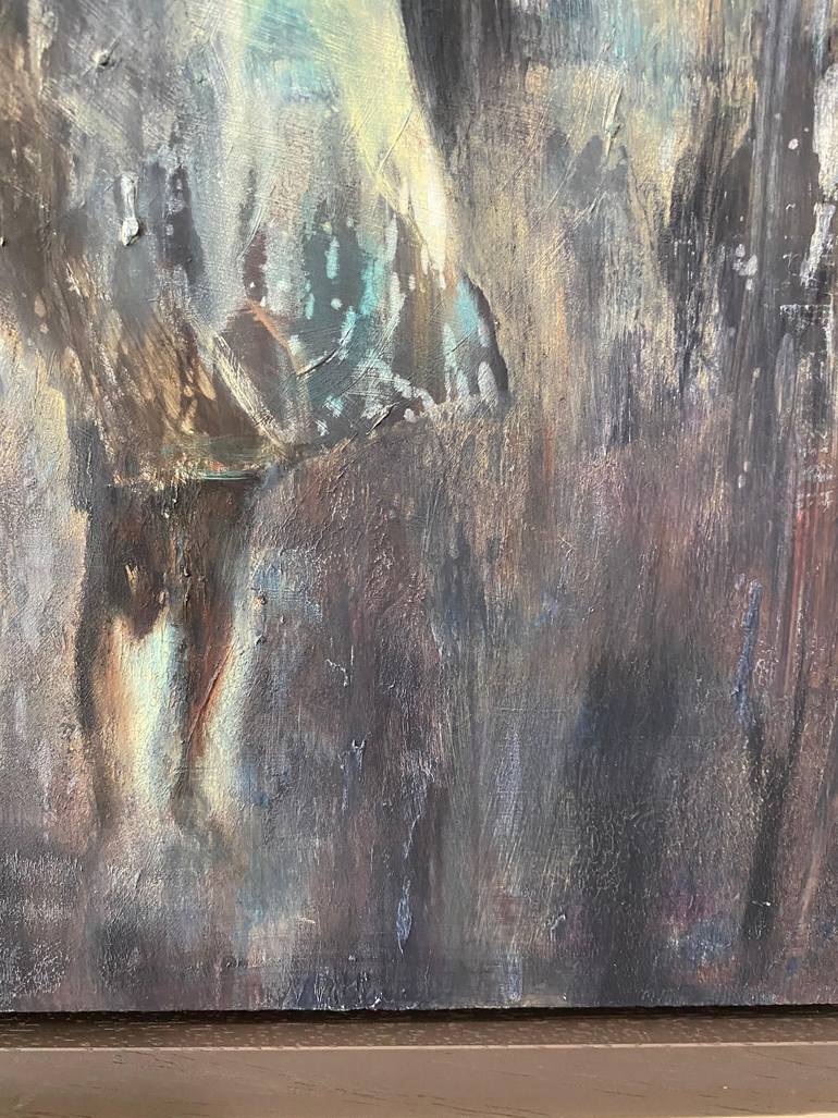 Original Expressionism People Painting by Julie Cross