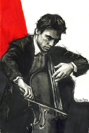 Print of Music Drawings by Kristina Ugrin