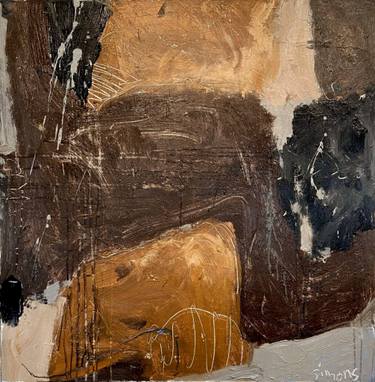 Original Abstract Expressionism Abstract Painting by Brian Simons