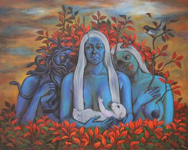 Original Surrealism Women Paintings by Malika Sanjeevani