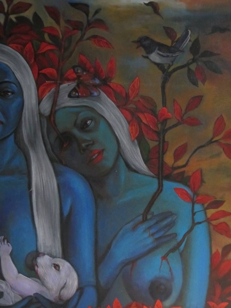 Original Other Women Painting by Malika Sanjeevani