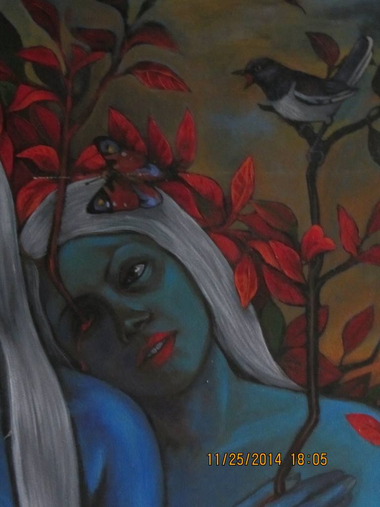 Original Other Women Painting by Malika Sanjeevani