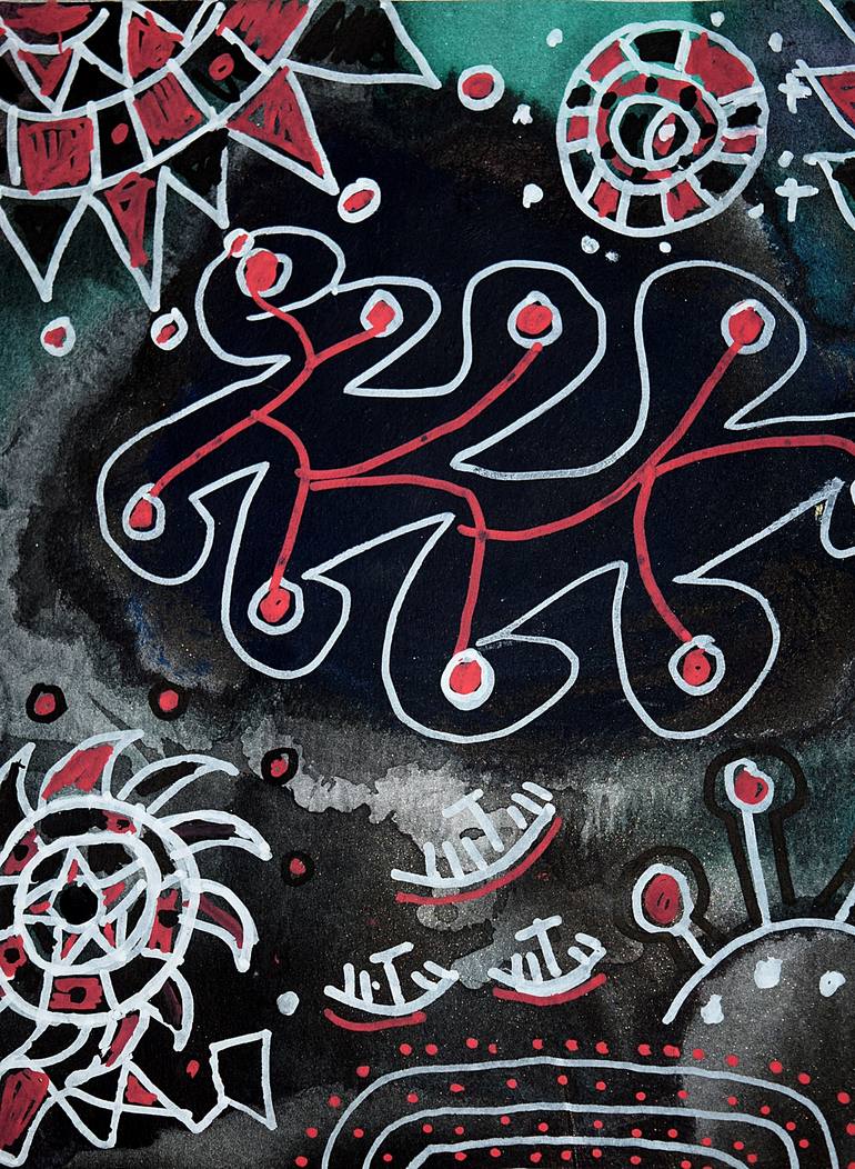 Original Conceptual Abstract Drawing by Jack Steel