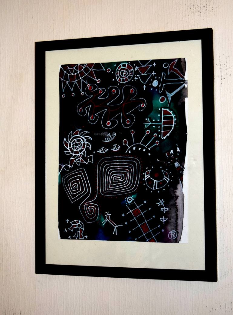 Original Conceptual Abstract Drawing by Jack Steel