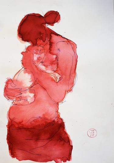 Print of Figurative Family Drawings by Jack Steel