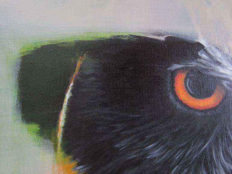 Original Abstract Animal Painting by Leanne Buskermolen