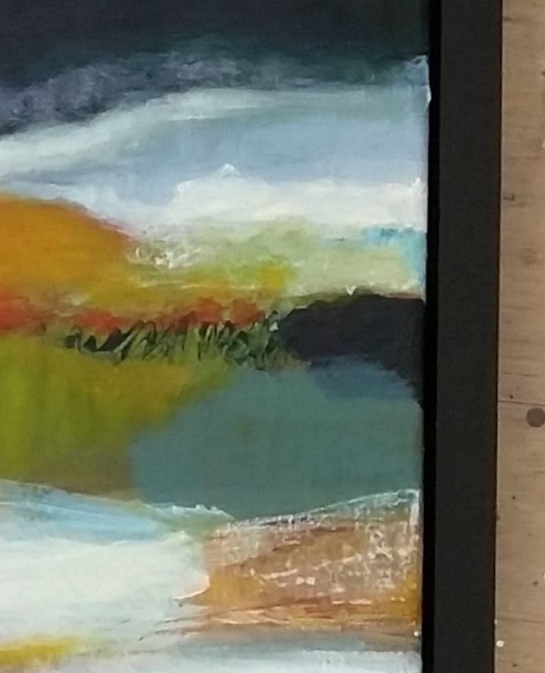 Original Abstract Landscape Painting by Leanne Buskermolen