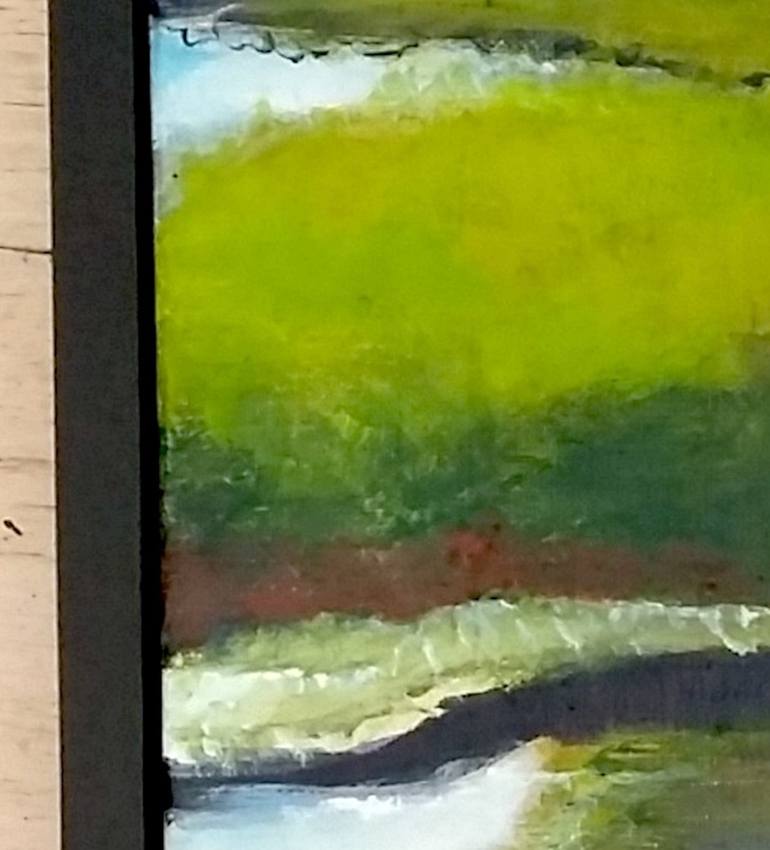 Original Abstract Landscape Painting by Leanne Buskermolen
