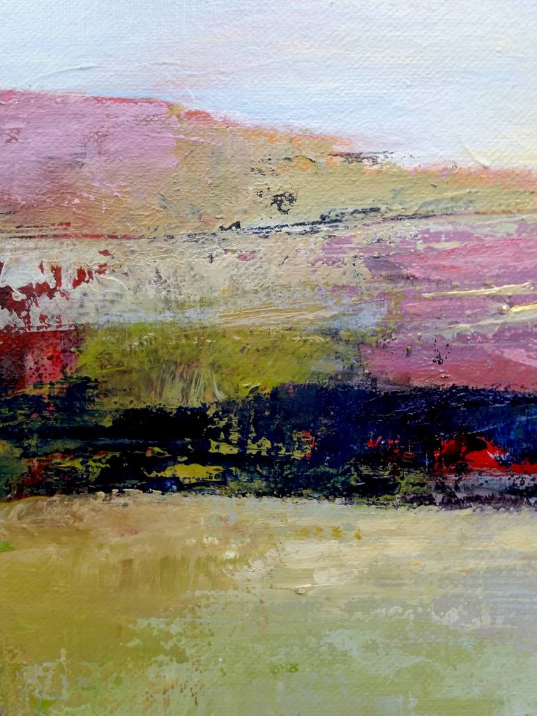 Original Abstract Landscape Painting by Leanne Buskermolen