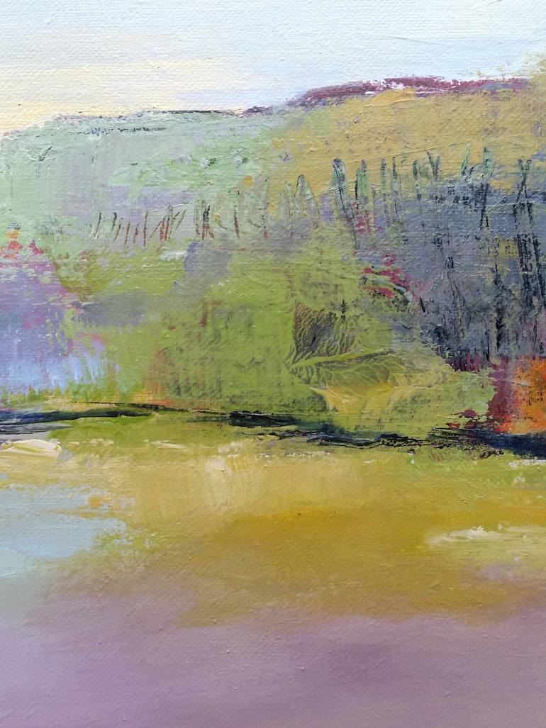 Original Abstract Landscape Painting by Leanne Buskermolen