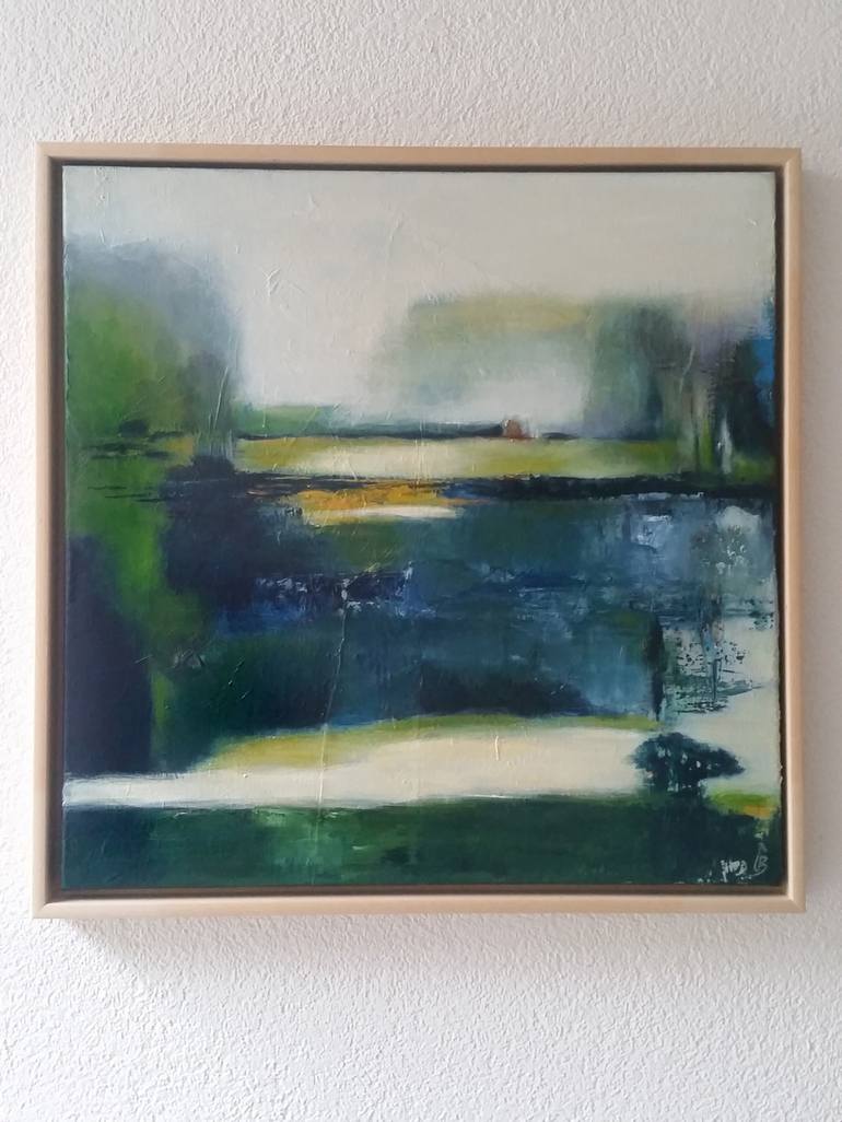 Original Abstract Landscape Painting by Leanne Buskermolen