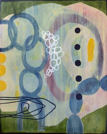 Original Modern Abstract Paintings by Leanne Buskermolen
