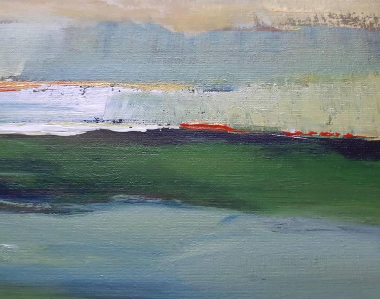 Original Abstract Landscape Painting by Leanne Buskermolen