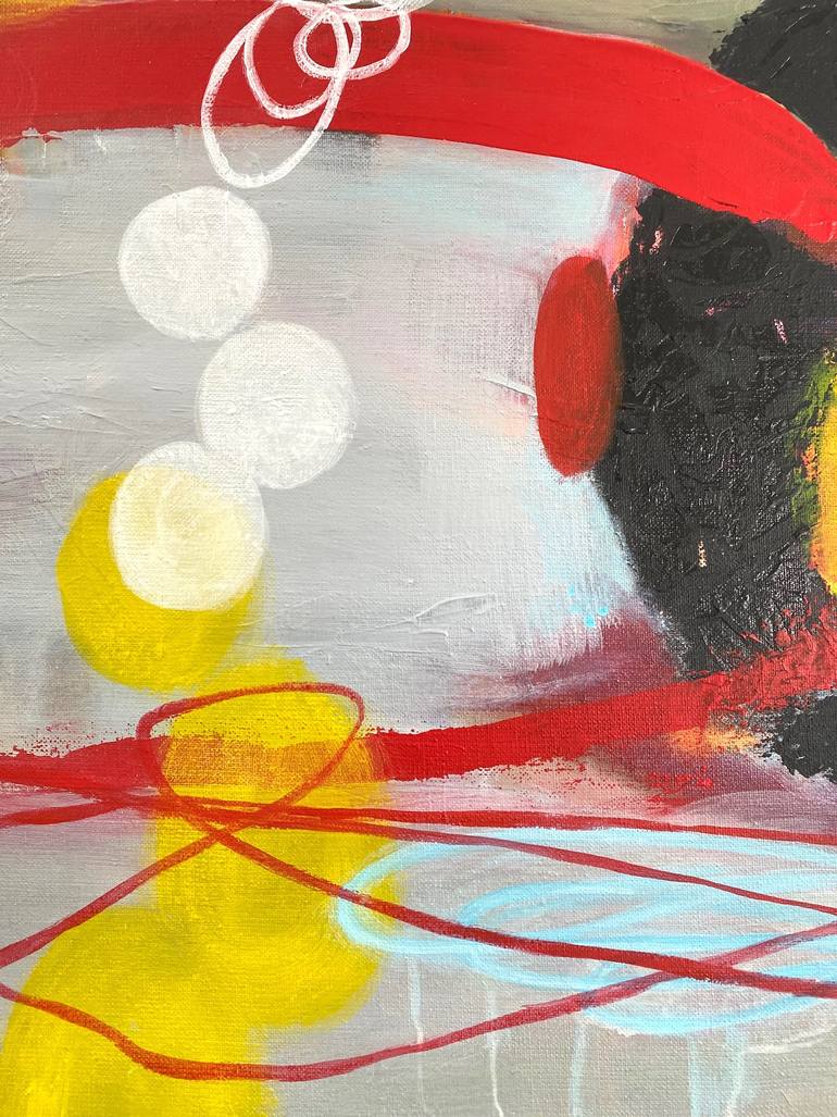 Original Conceptual Abstract Painting by Leanne Buskermolen