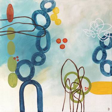 Original Abstract Paintings by Leanne Buskermolen