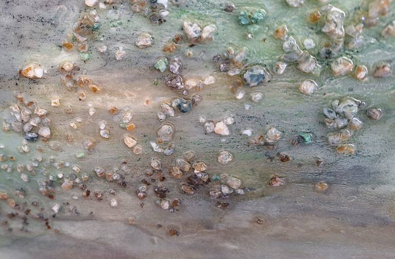 Original Abstract Nature Mixed Media by Rina Ritzi