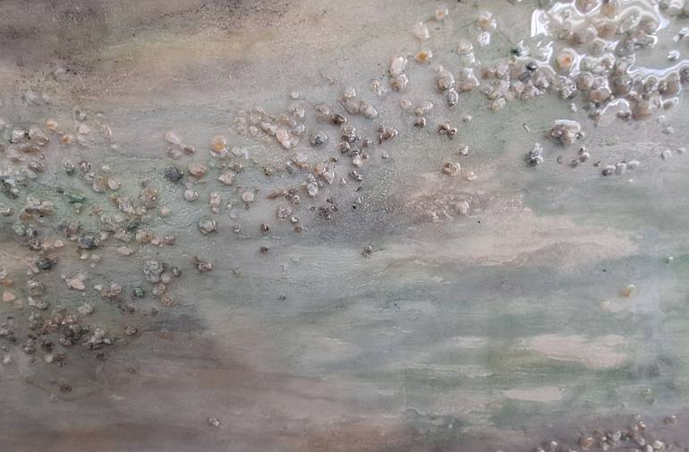 Original Abstract Nature Mixed Media by Rina Ritzi