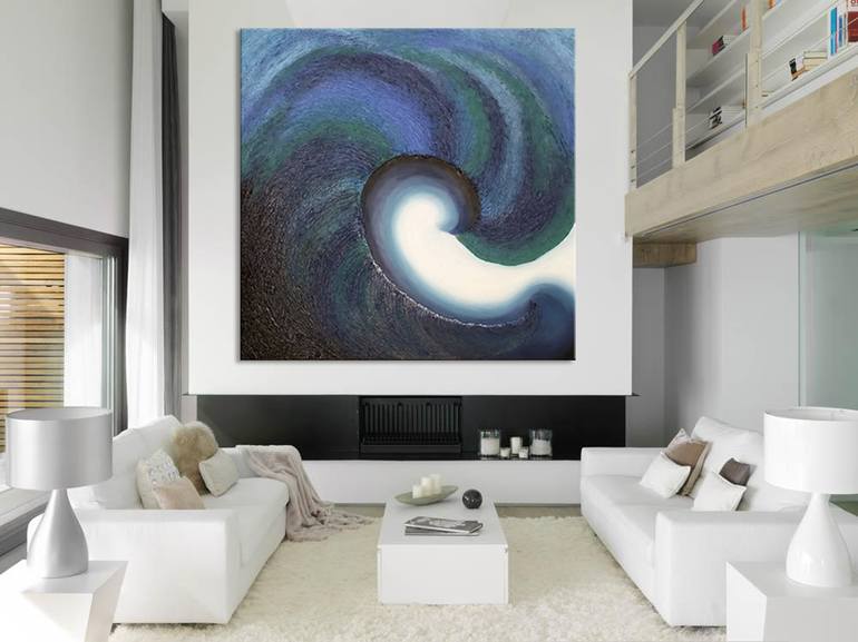 Original Modern Abstract Painting by Rina Ritzi