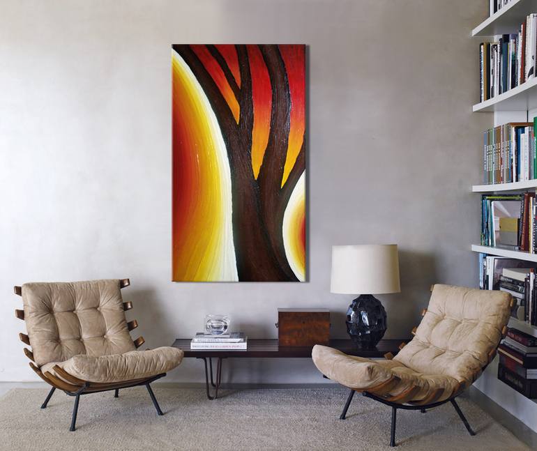 Original Modern Abstract Painting by Rina Ritzi