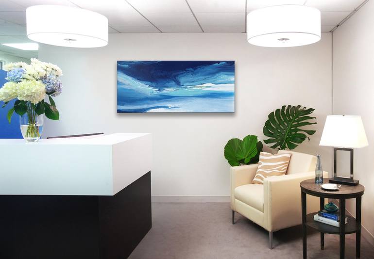 Original Abstract Painting by Rina Ritzi