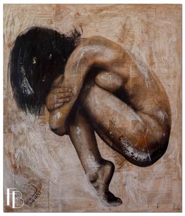 Print of Figurative Nude Paintings by FLORE BETTY