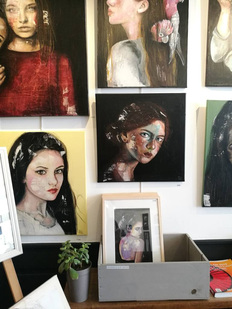 Original Figurative People Painting by Flore Betty