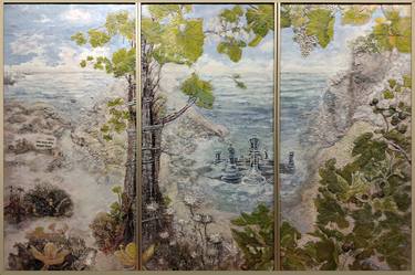 Original Conceptual Landscape Paintings by Nancy T Fruchtman