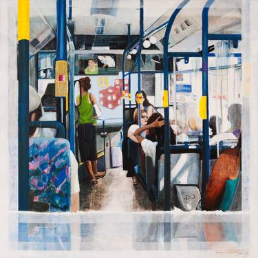 Print of Transportation Collage by Nancy T Fruchtman