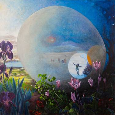 Print of Conceptual Fantasy Paintings by Nancy T Fruchtman