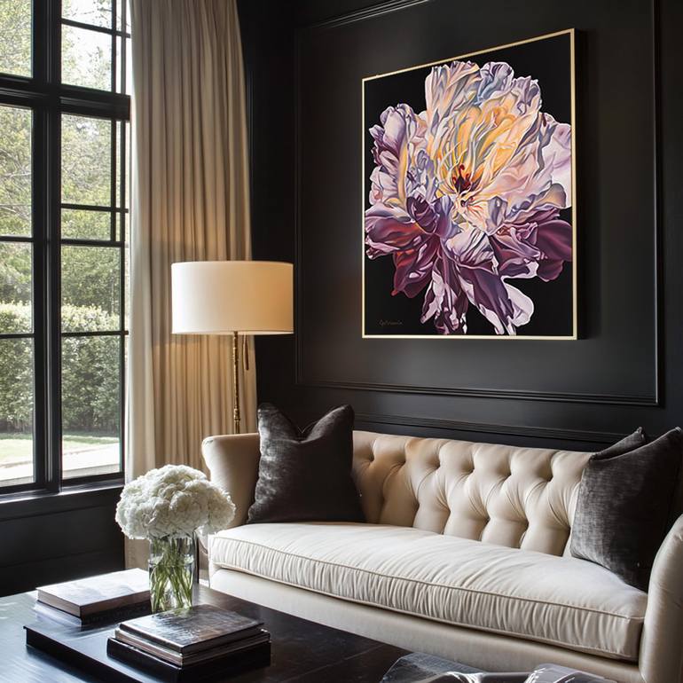 Original Contemporary Floral Printmaking by Irina Gretchanaia
