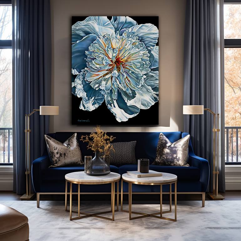 Original Contemporary Floral Painting by Irina Gretchanaia