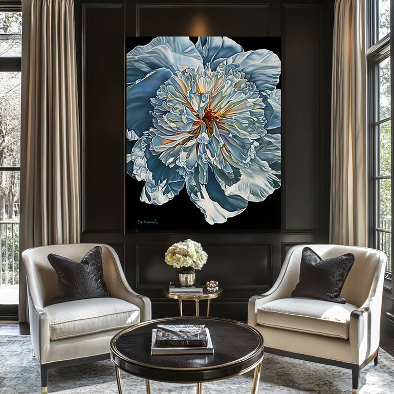 Original Contemporary Floral Painting by Irina Gretchanaia