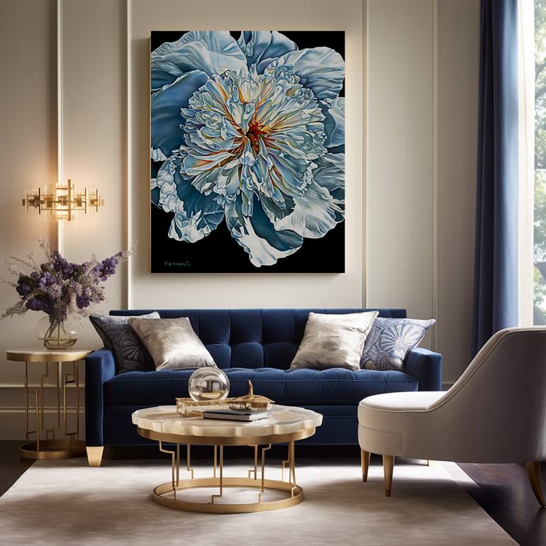 Original Contemporary Floral Painting by Irina Gretchanaia