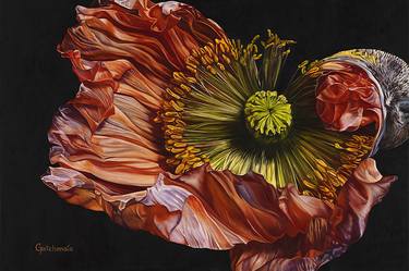 Original Floral Printmaking by Irina Gretchanaia