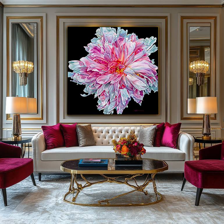 Original Contemporary Floral Painting by Irina Gretchanaia