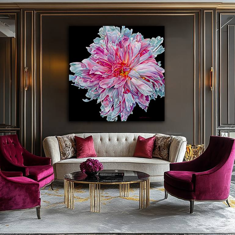 Original Contemporary Floral Painting by Irina Gretchanaia