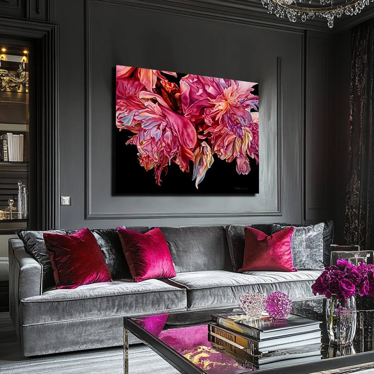 Original Realism Floral Painting by Irina Gretchanaia